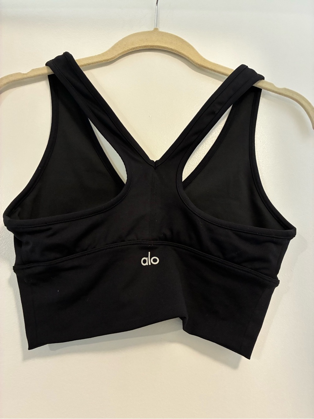 ALO Yoga Black V-Back Sports Bra